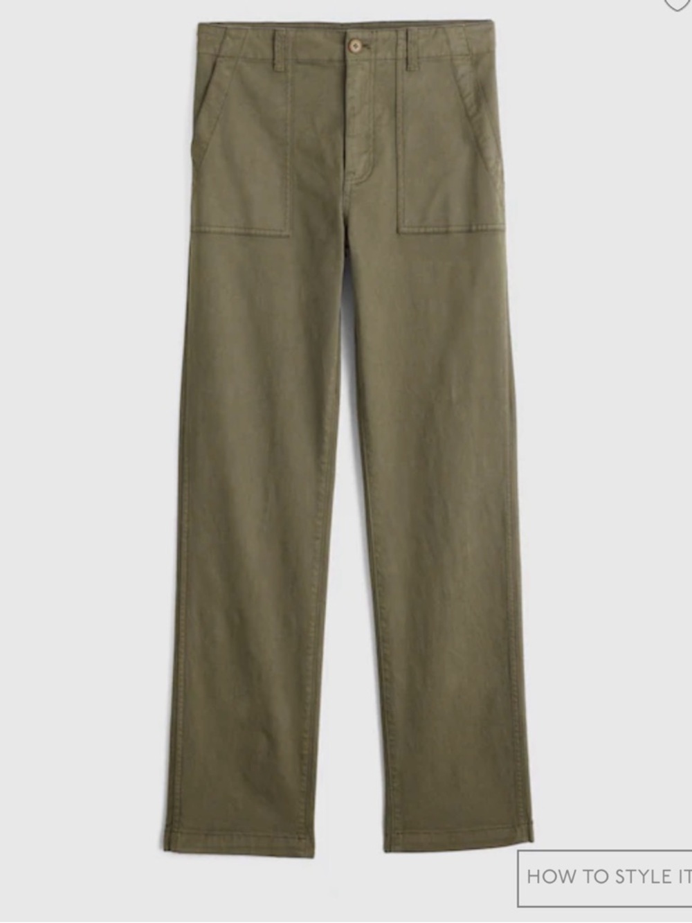 Utility Straight-Leg Pants
